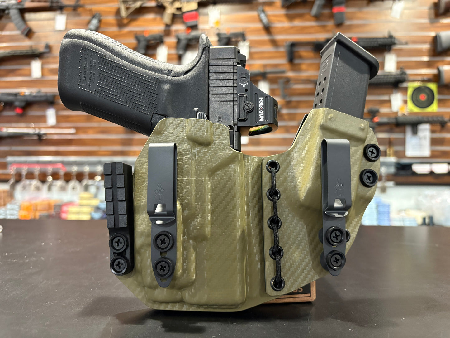 Custom Inside the Waistband with Sidecar (IWB Sidecar) Holster