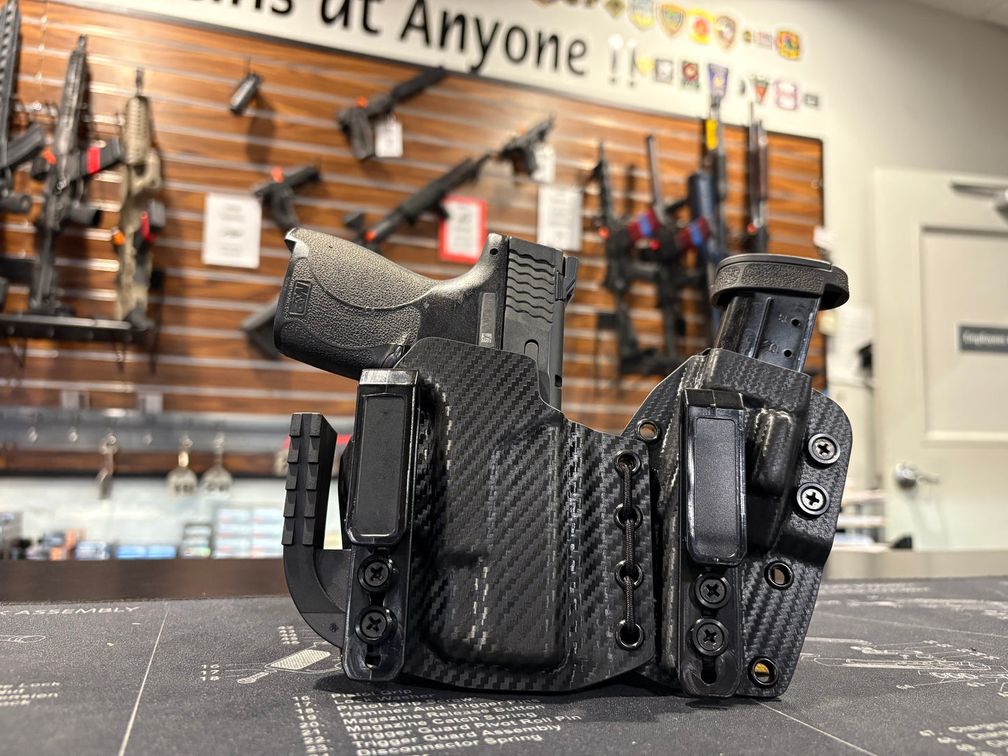 Custom Inside the Waistband with Sidecar (IWB Sidecar) Holster
