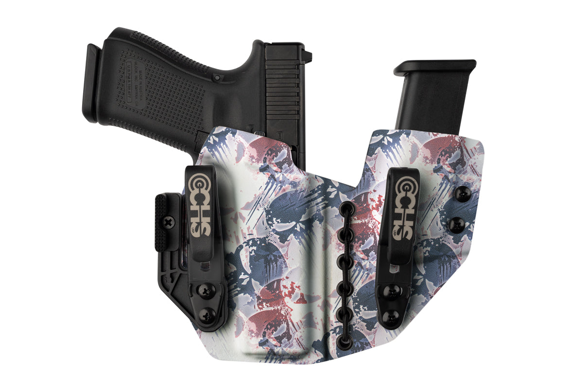Glock 17 19 19X 22 34 44 45 w/ Align Tactical Thumb Rest Holster